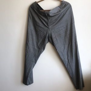 Lane Bryant Allie black and white work pant US 24R